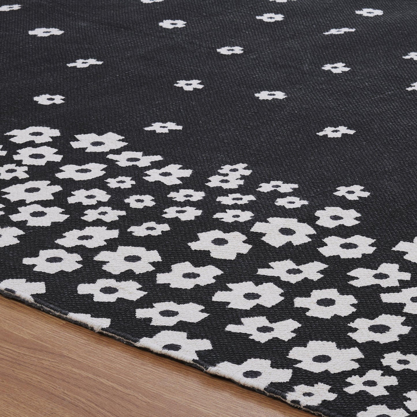 Wildflower 100% Cotton Rug, Environment Friendly Area Rugs FredCo