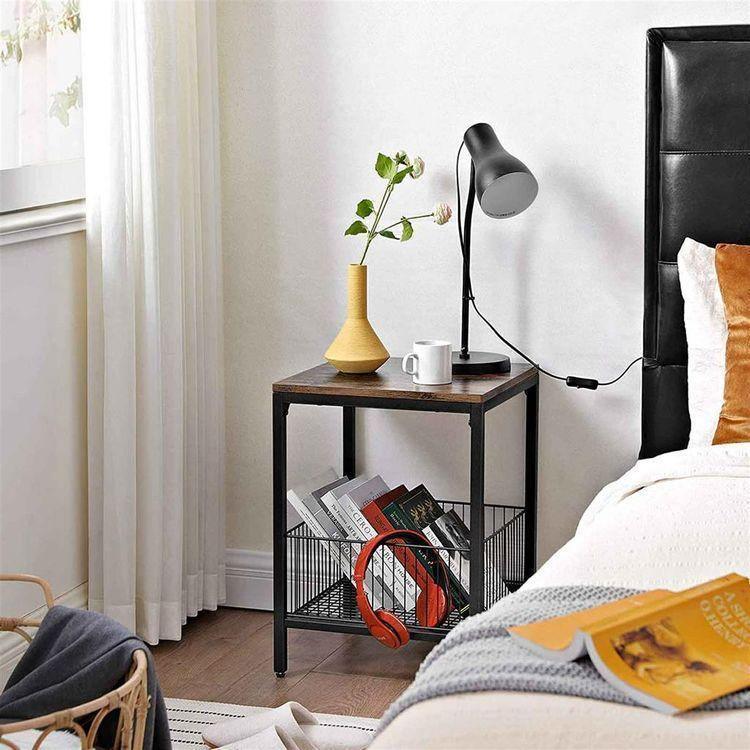 Wire Basket Side Table FredCo