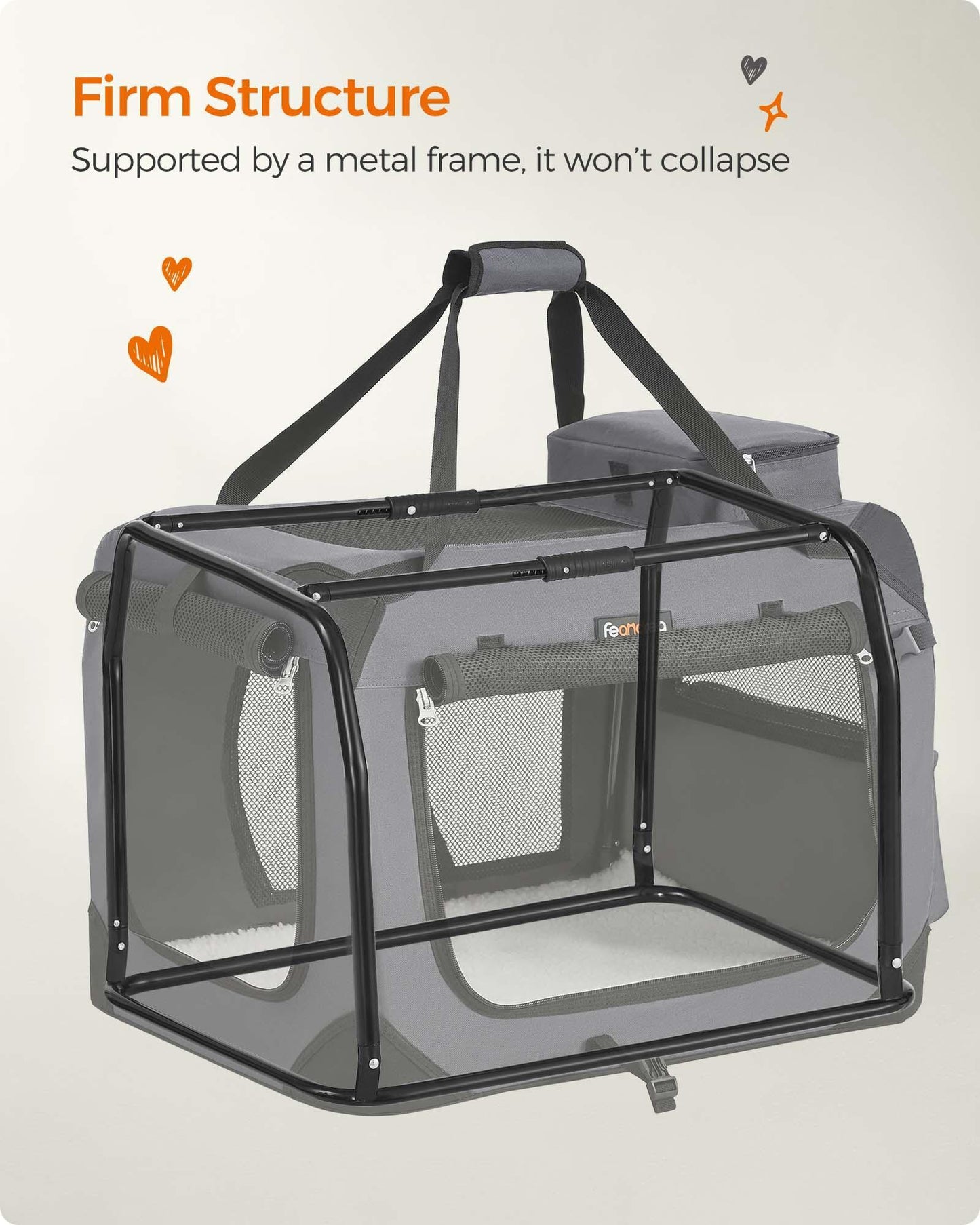 XL Dog Crate Gray FredCo