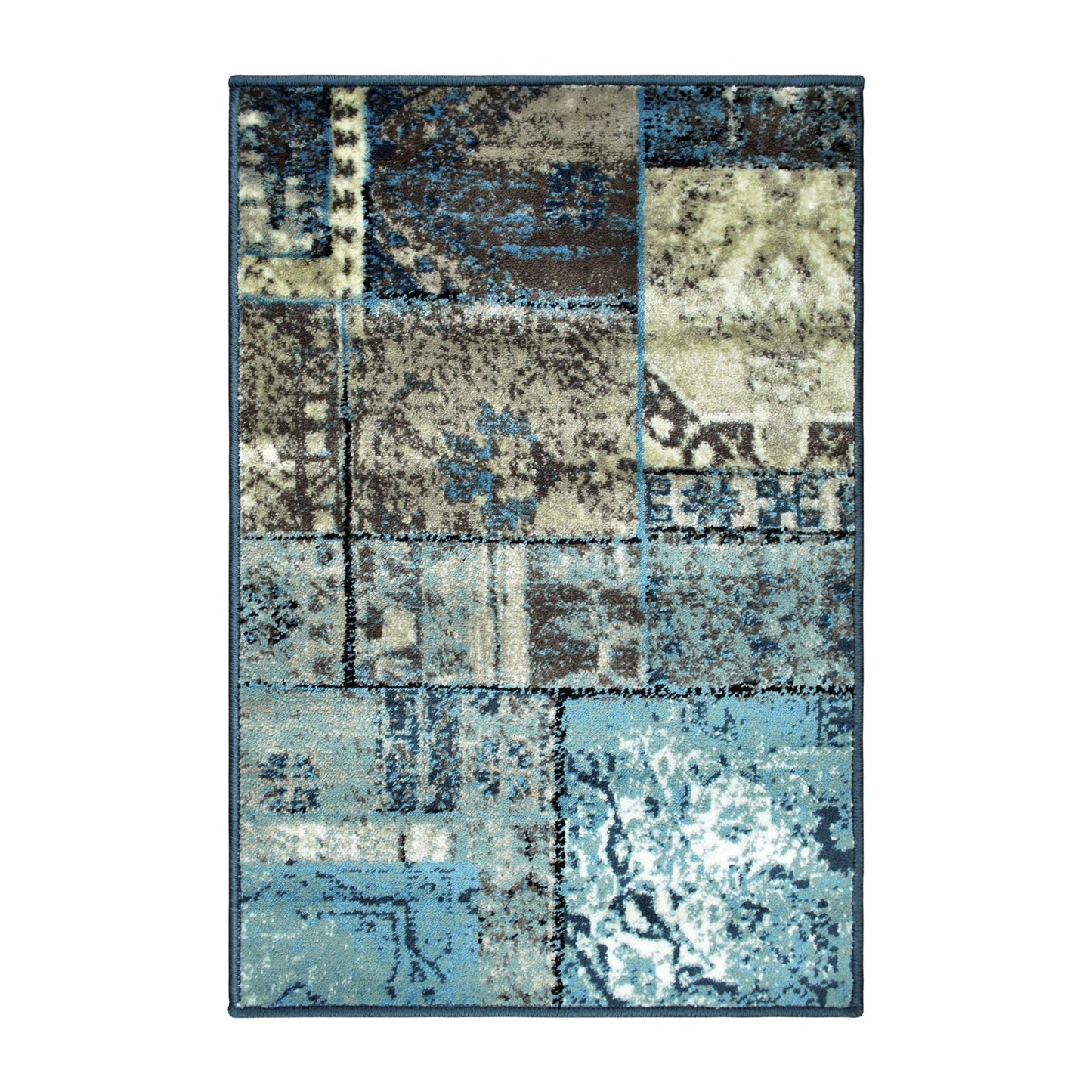 Zedler Oriental Contemporary Patchwork Rug FredCo