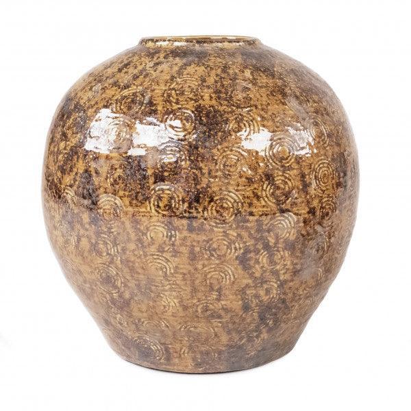 Zentique Distressed Textured Vase (16799L B93) FredCo