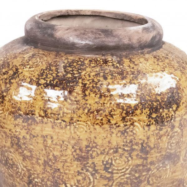 Zentique Distressed Textured Vase (16814L B93A) FredCo