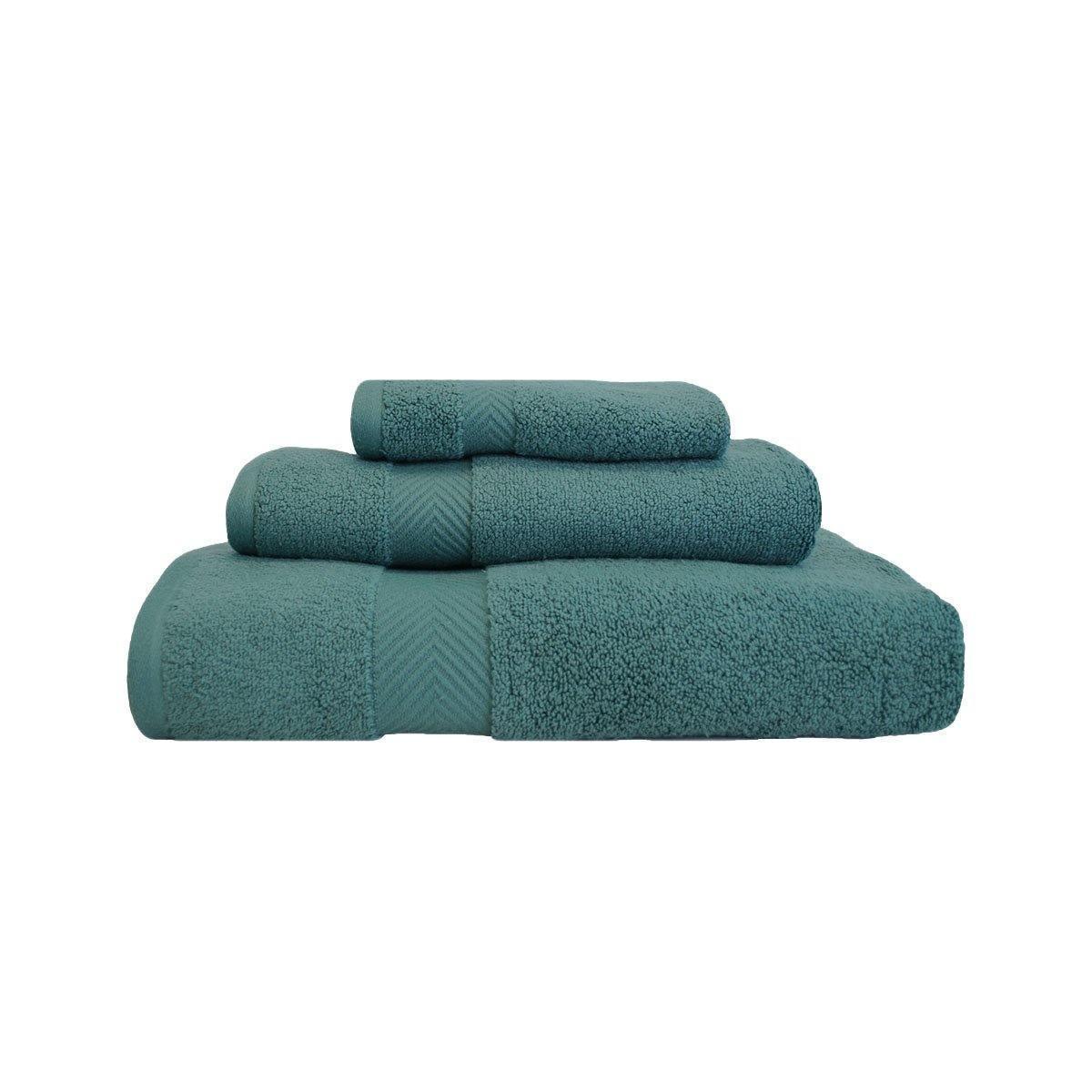 Zero-Twist Smart-Dry Absorbent Combed Cotton Plush 3-Piece Towel Set FredCo