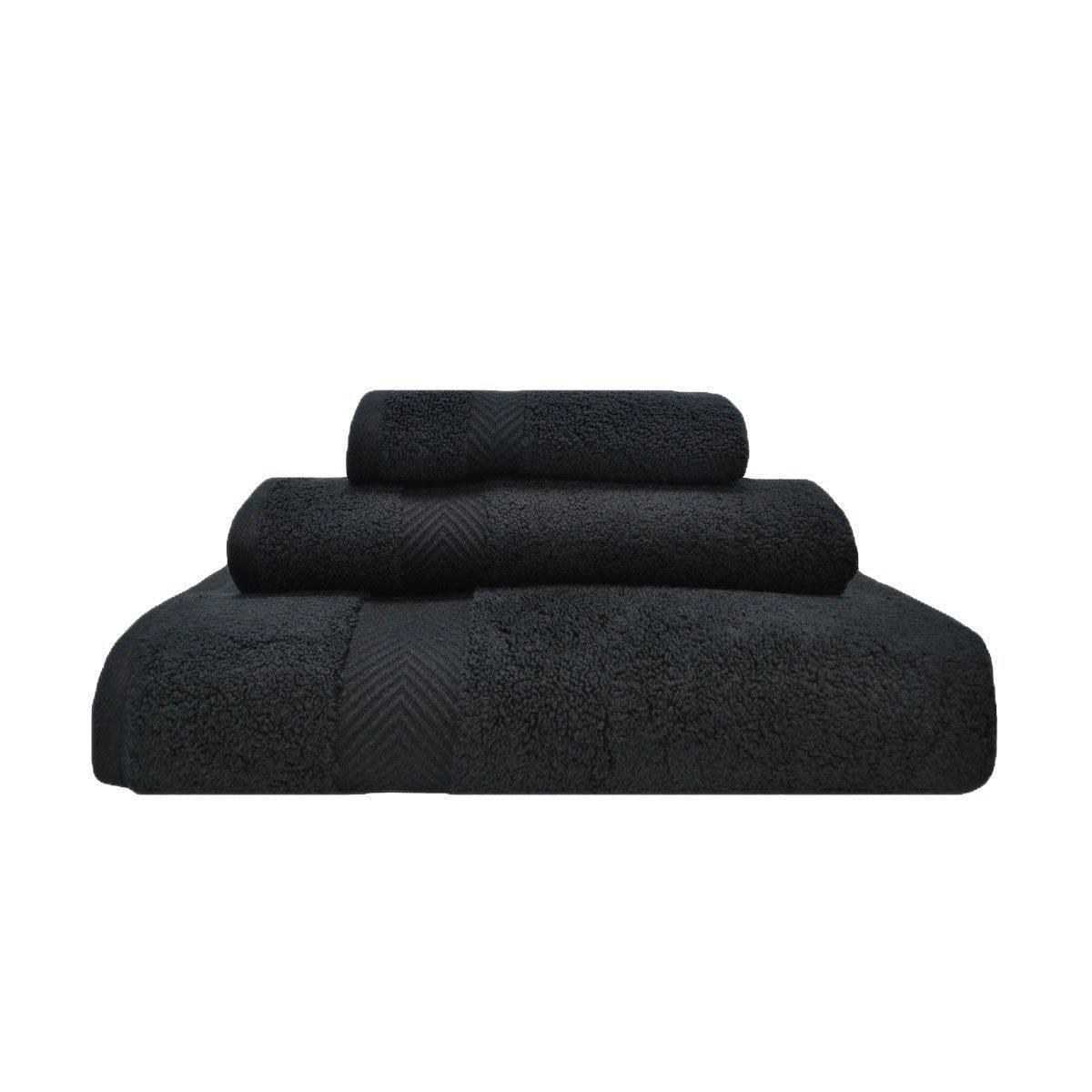 Zero-Twist Smart-Dry Absorbent Combed Cotton Plush 3-Piece Towel Set FredCo