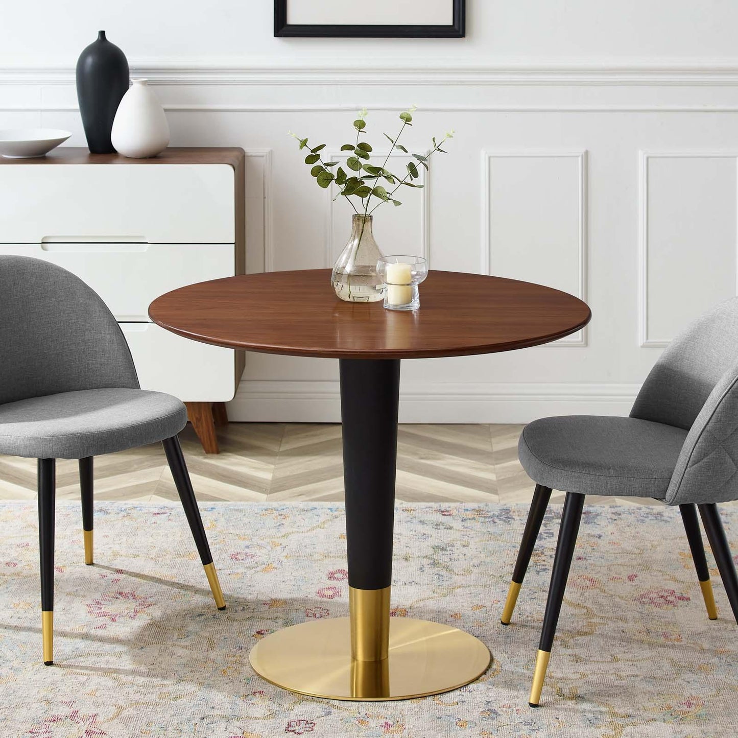 Zinque 36" Dining Table, EEI-5123 FredCo