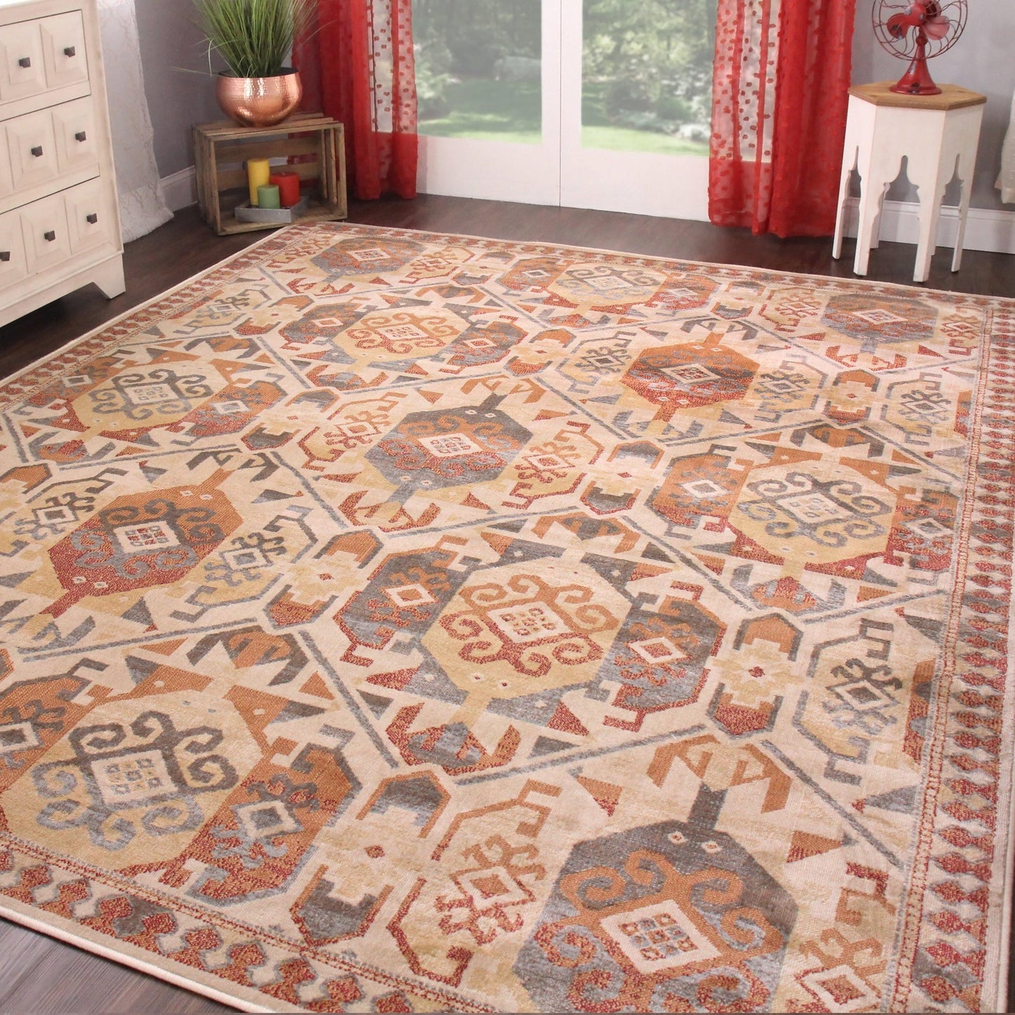 Zuleyka Aztec Southwestern Indoor Area Rug by Superior FredCo