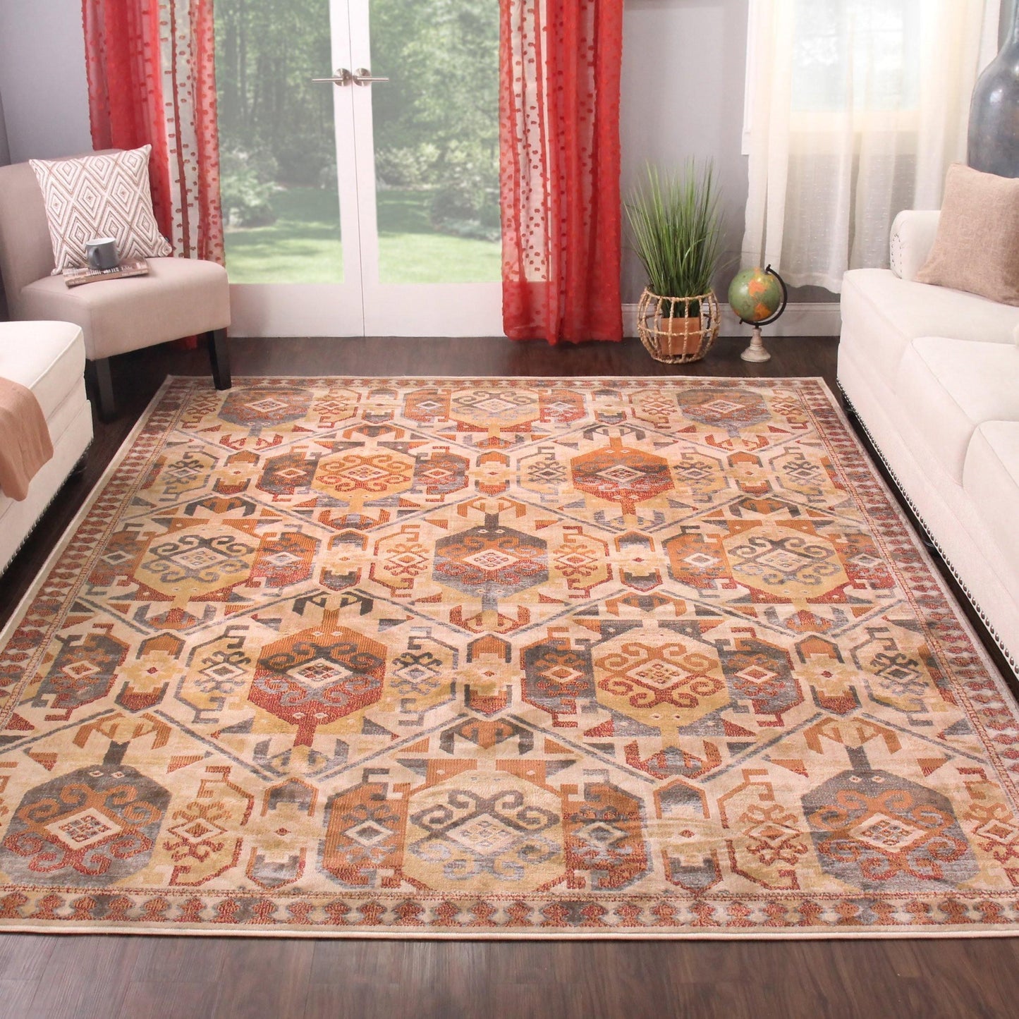 Zuleyka Aztec Southwestern Indoor Area Rug by Superior FredCo
