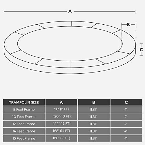 10 ft Replacement Trampoline Safety Pad, Blue FredCo