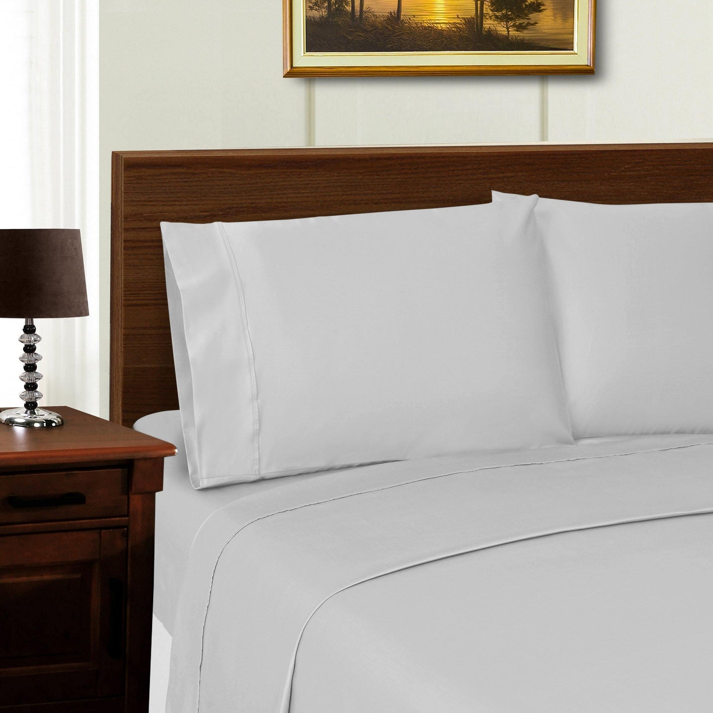 1000-Thread Count Tencel Polyester-Blend Plush Deep Pocket Sheet Set FredCo