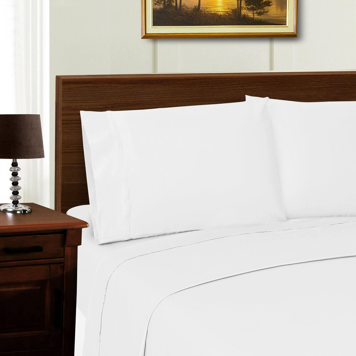 1000-Thread Count Tencel Polyester-Blend Plush Deep Pocket Sheet Set FredCo