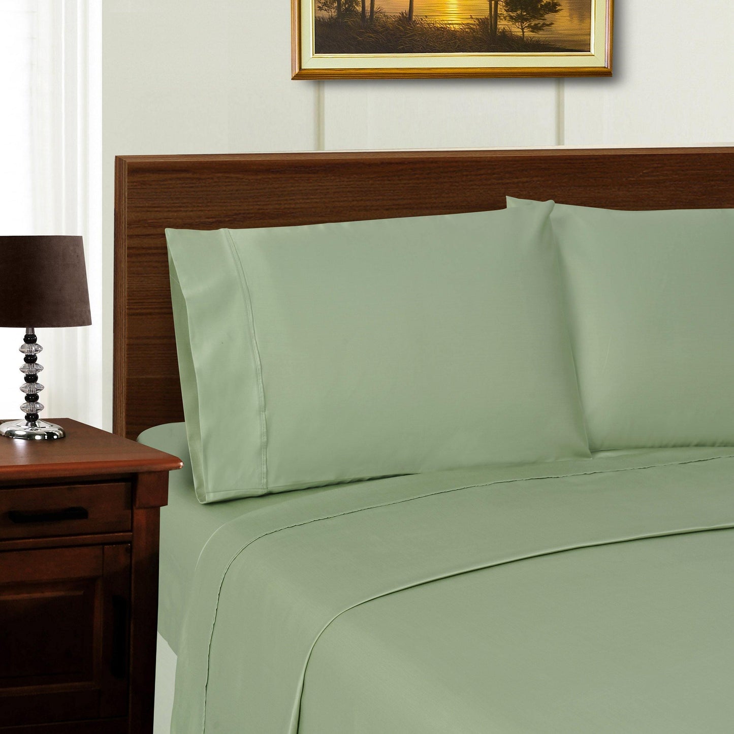 1000-Thread Count Tencel Polyester-Blend Plush Deep Pocket Sheet Set FredCo