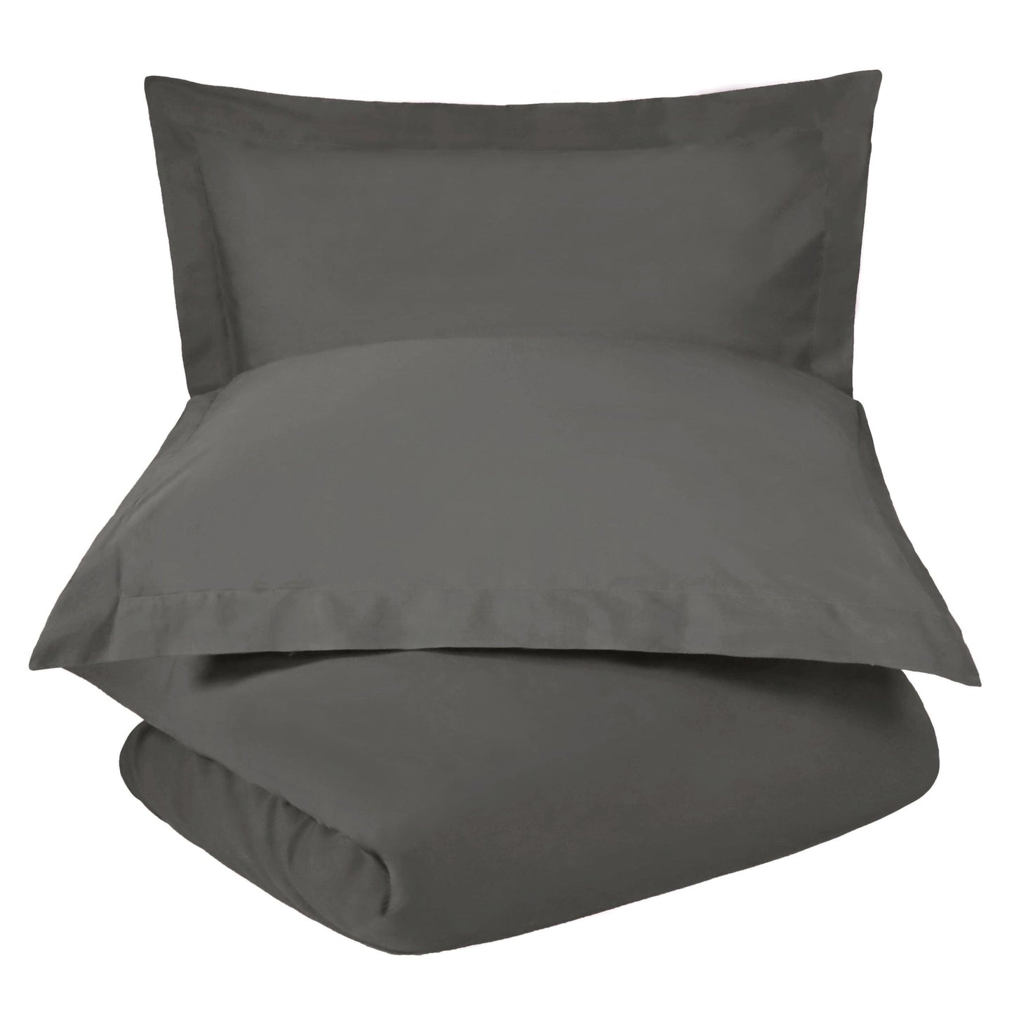 100% Cotton Percale Matte Finish Duvet Cover and Pillow Sham Set FredCo