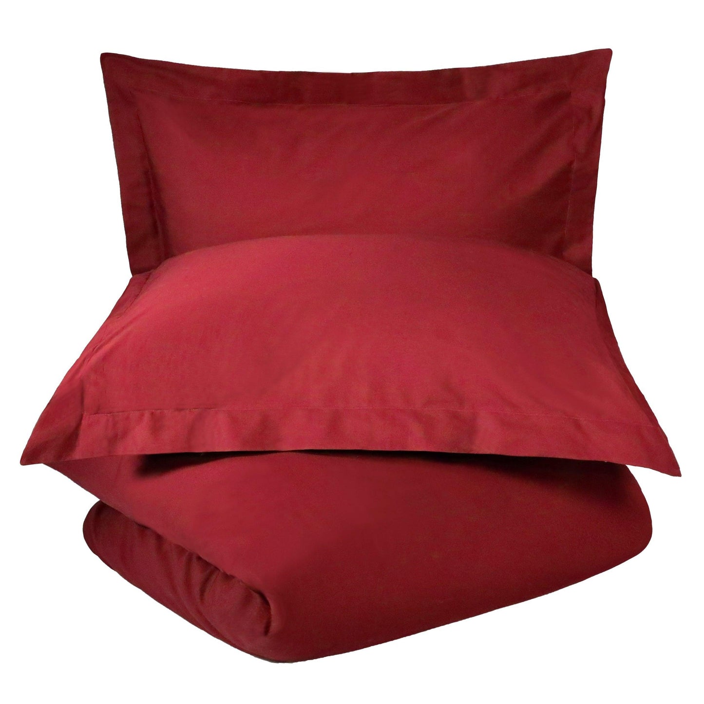 100% Cotton Percale Matte Finish Duvet Cover and Pillow Sham Set FredCo