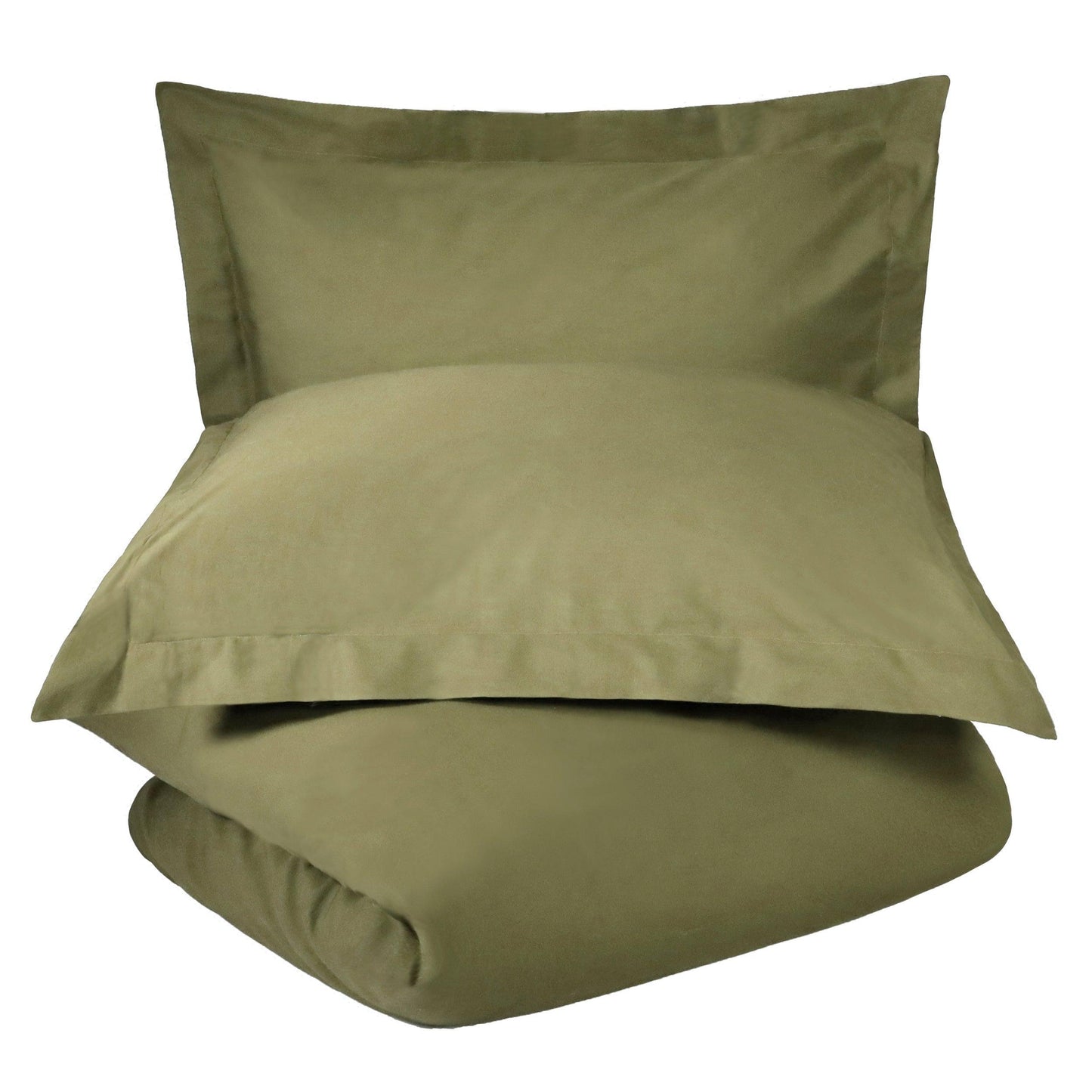 100% Cotton Percale Matte Finish Duvet Cover and Pillow Sham Set FredCo