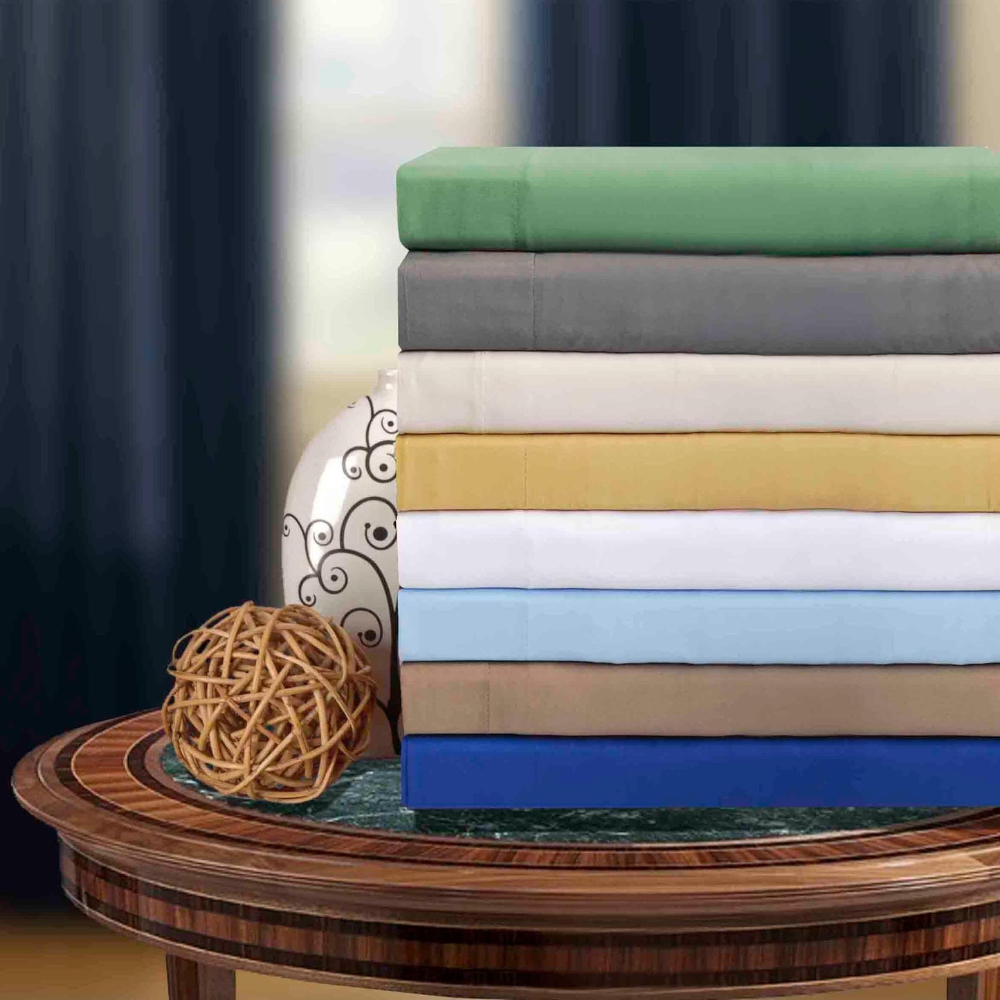 100% Rayon from Bamboo Nature Duvet Cover Set FredCo