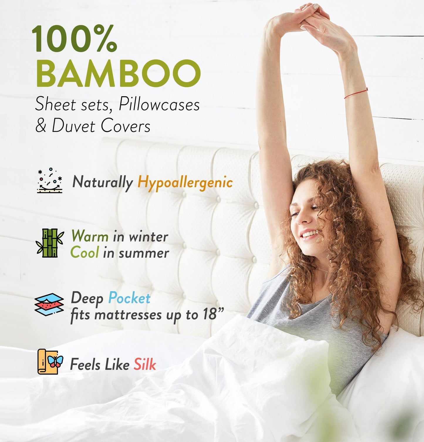 100% Rayon from Bamboo Nature Duvet Cover Set FredCo