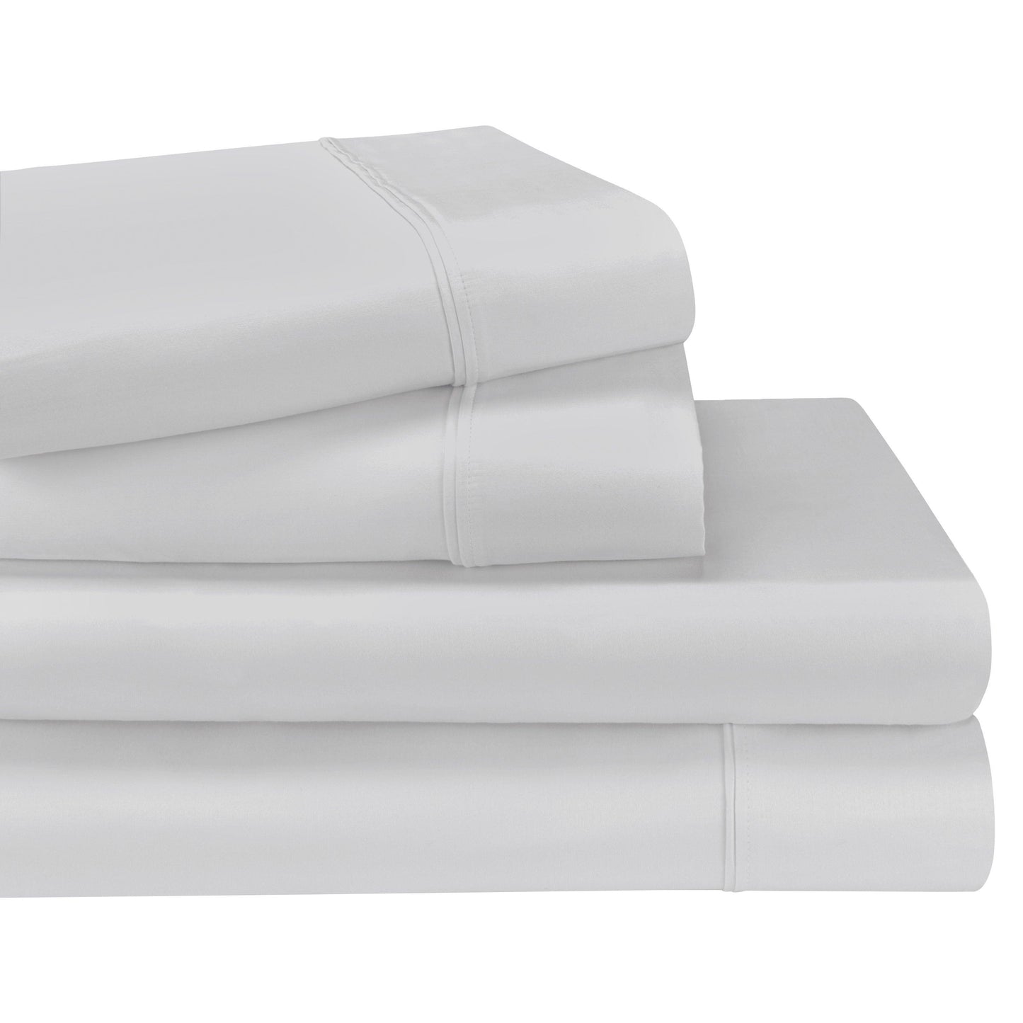 1200-Thread Count 100% Egyptian Cotton Plush Deep Pocket Sheet Set FredCo