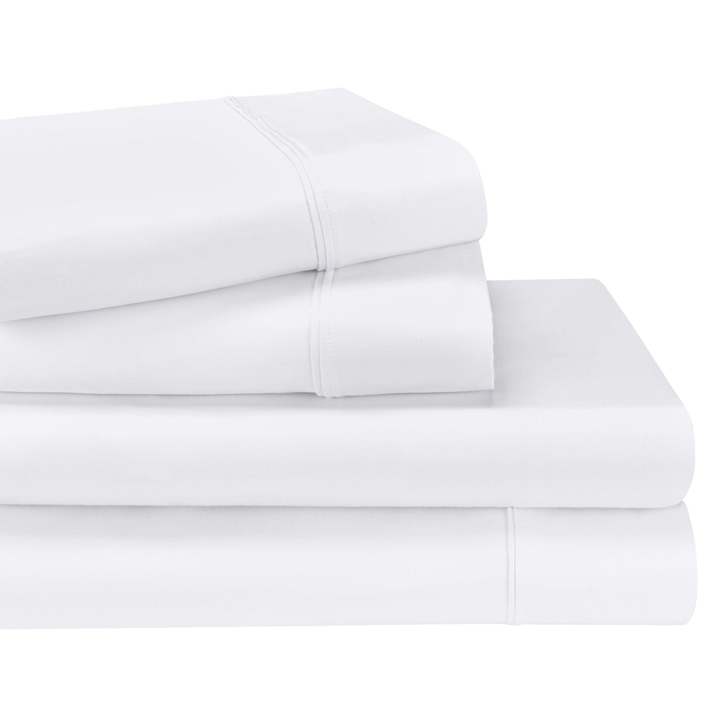 1200-Thread Count 100% Egyptian Cotton Plush Deep Pocket Sheet Set FredCo