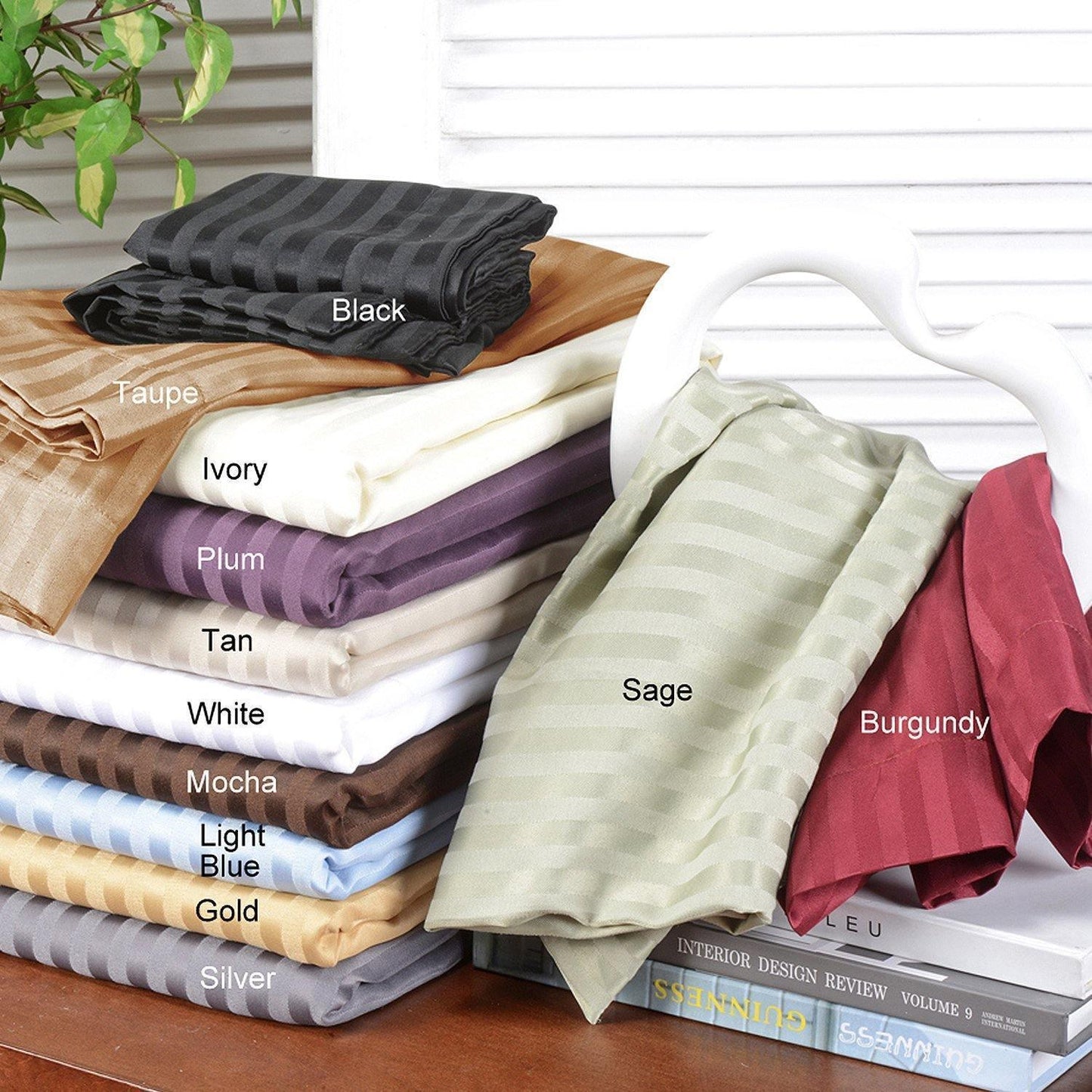1500 Series Wrinkle Resistant Striped Sheet Set FredCo