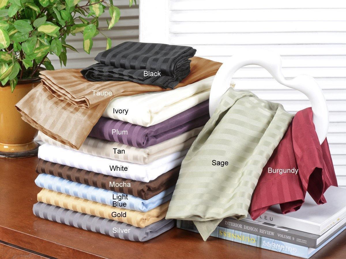 1500 Series Wrinkle Resistant Striped Sheet Set FredCo