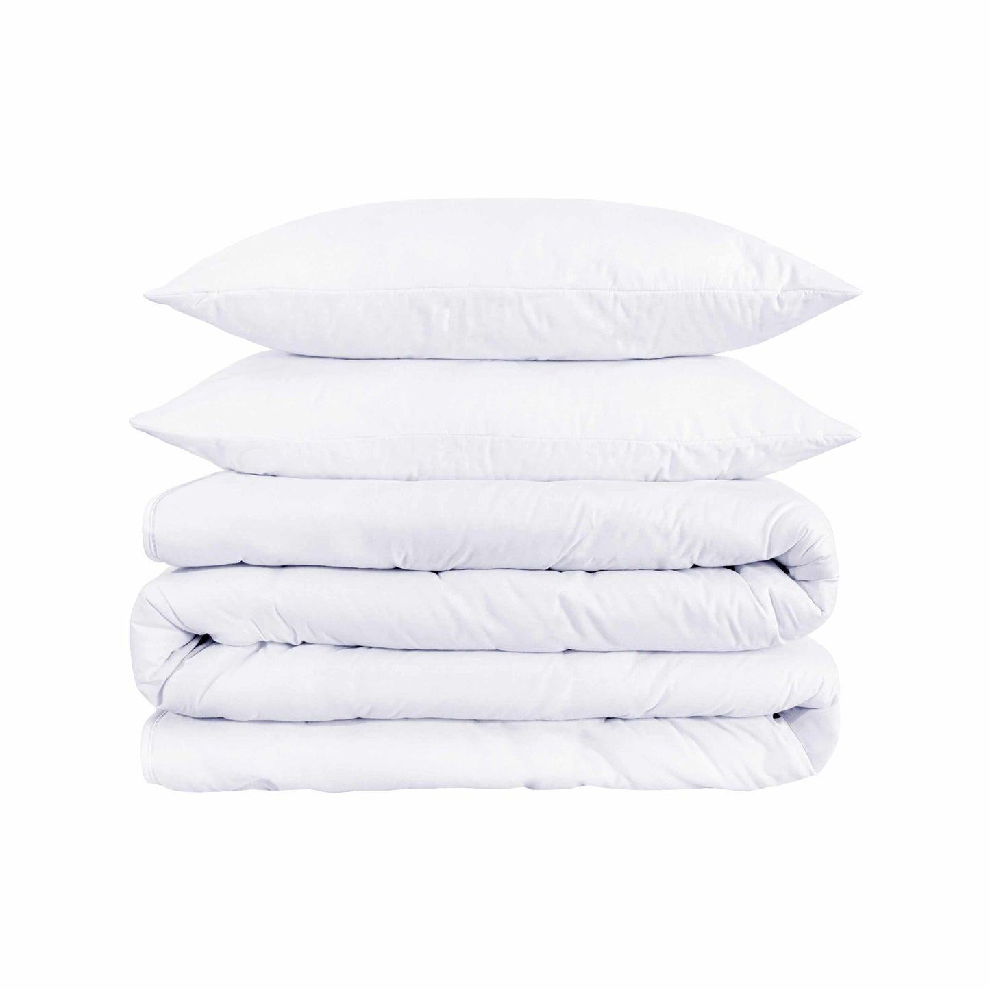 1500-Thread Count 100% Egyptian Cotton Luxurious Solid Duvet Cover Set FredCo