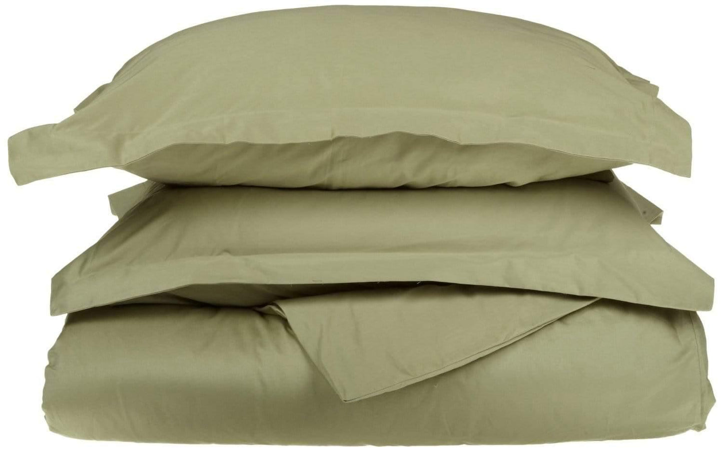 1500-Thread Count 100% Egyptian Cotton Luxurious Solid Duvet Cover Set FredCo