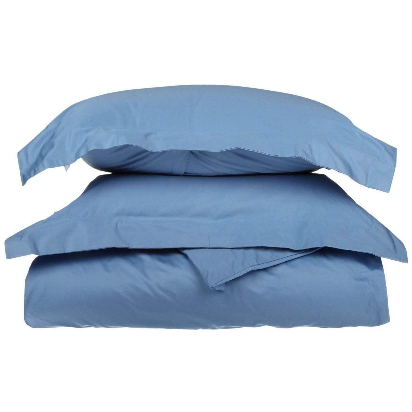 1500-Thread Count 100% Egyptian Cotton Luxurious Solid Duvet Cover Set FredCo