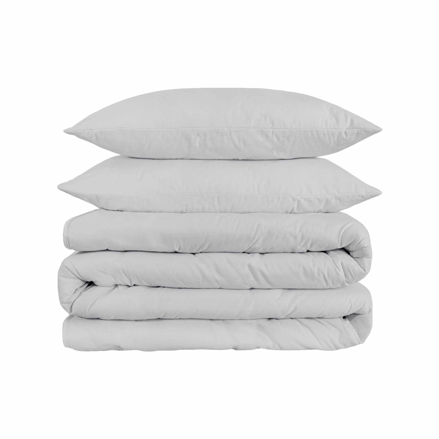 1500-Thread Count 100% Egyptian Cotton Luxurious Solid Duvet Cover Set FredCo