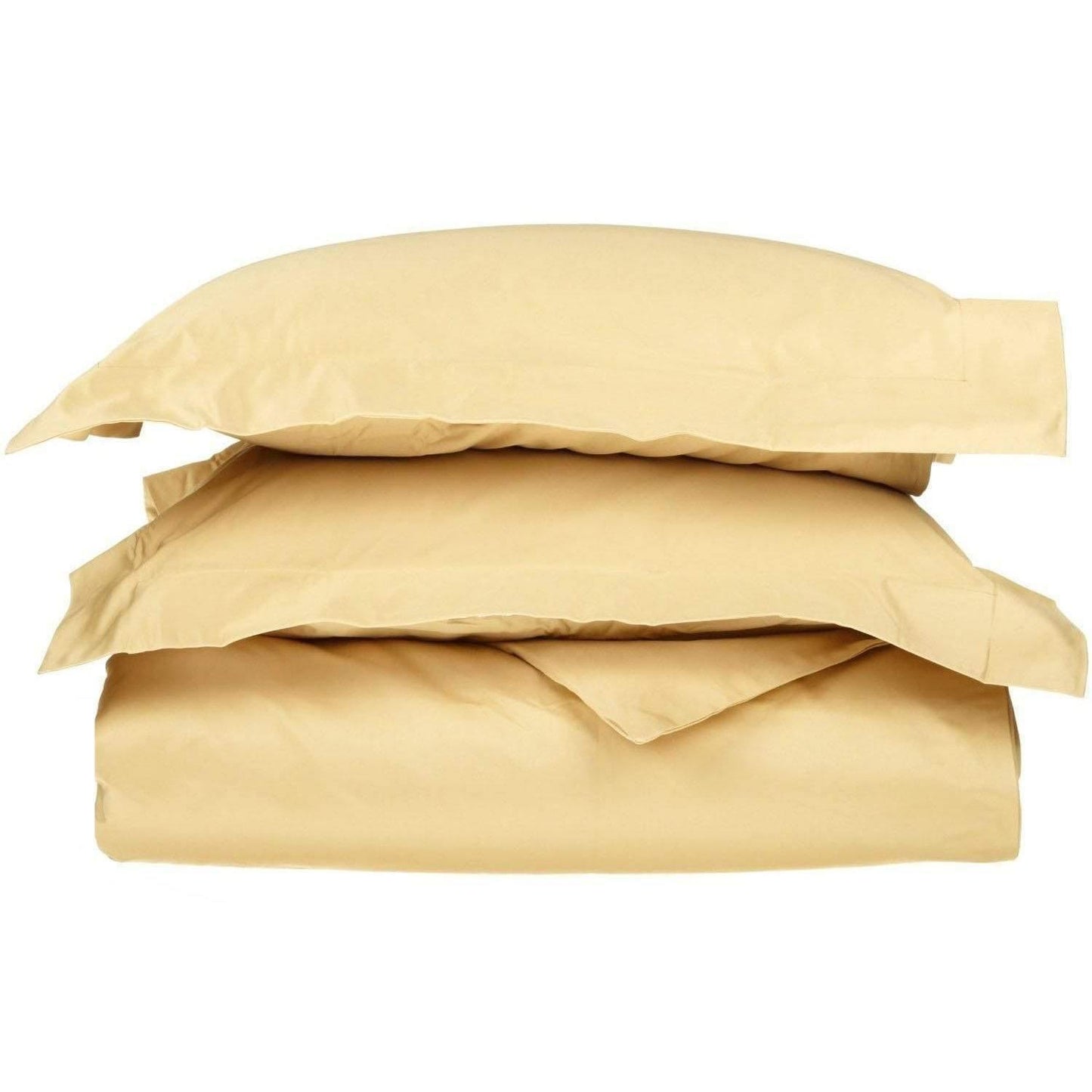1500-Thread Count 100% Egyptian Cotton Luxurious Solid Duvet Cover Set FredCo