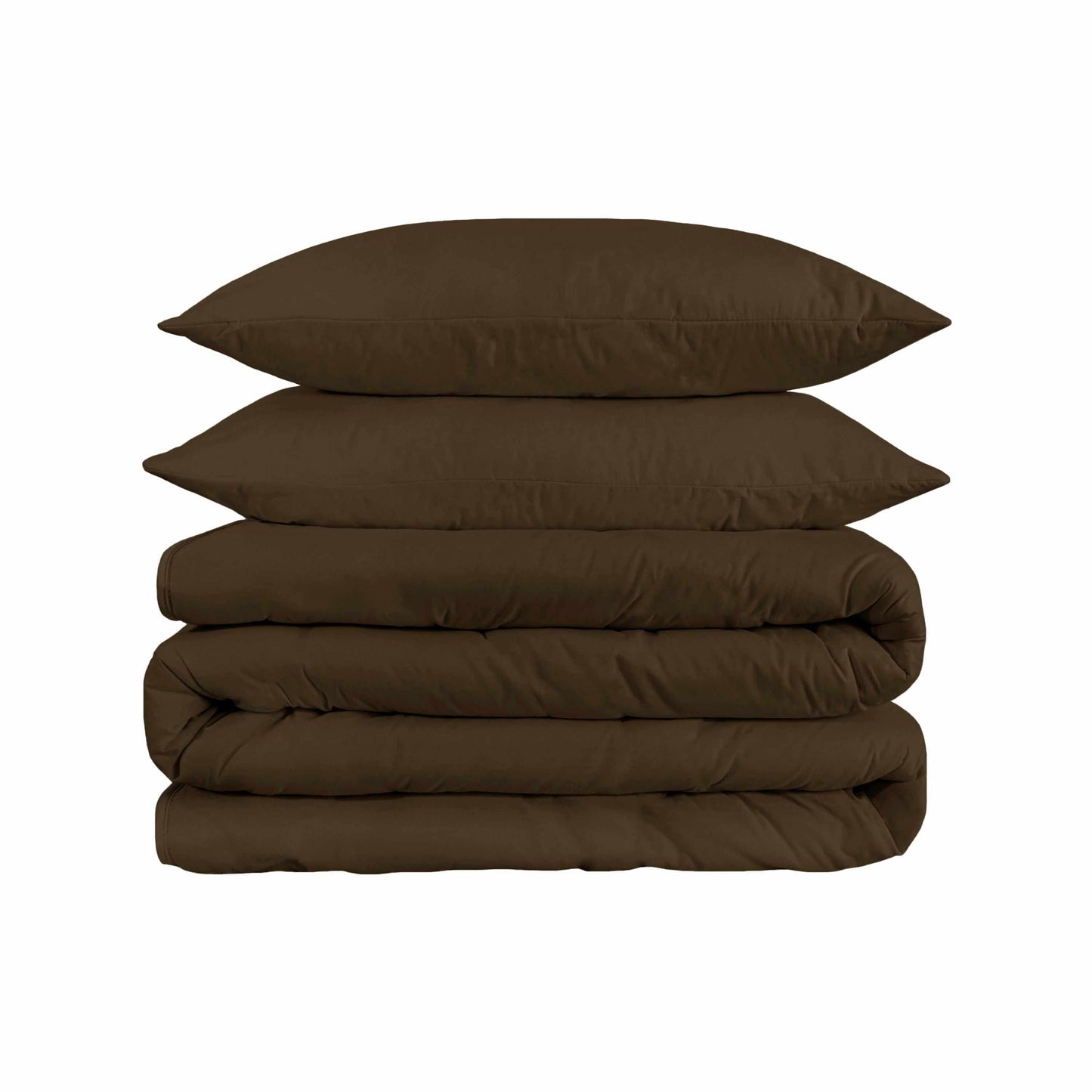 1500-Thread Count 100% Egyptian Cotton Luxurious Solid Duvet Cover Set FredCo