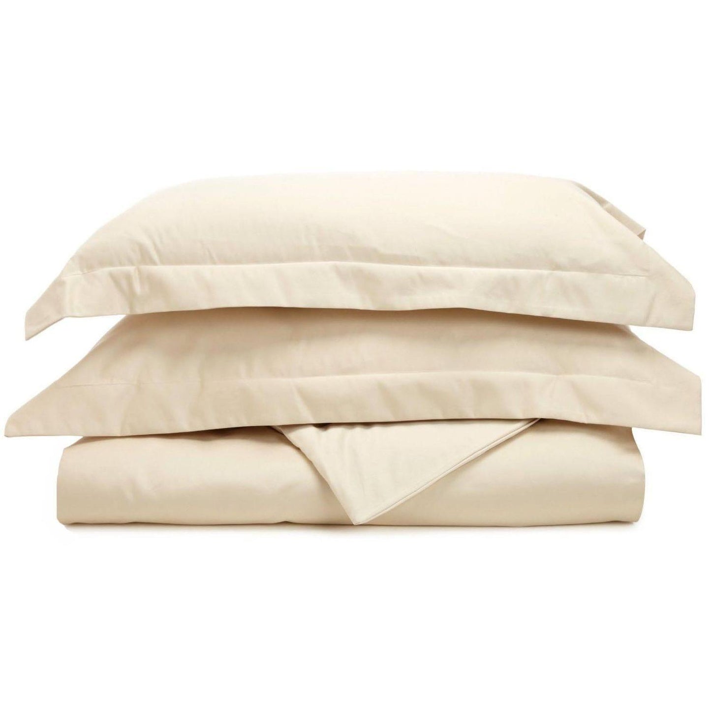 1500-Thread Count 100% Egyptian Cotton Luxurious Solid Duvet Cover Set FredCo