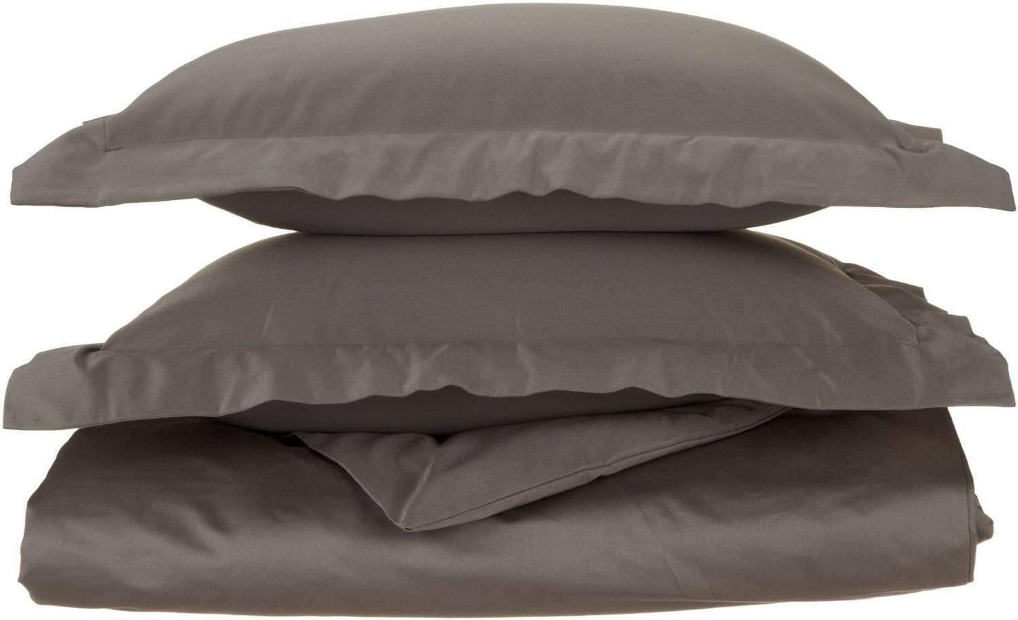 1500-Thread Count 100% Egyptian Cotton Luxurious Solid Duvet Cover Set FredCo