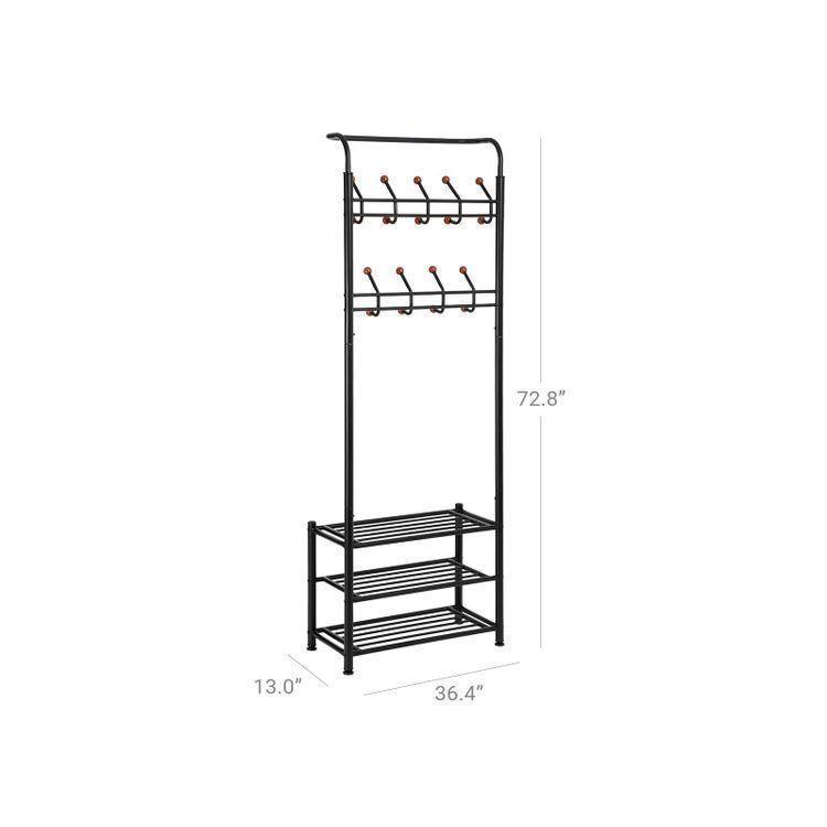 18 Hooks Coat Rack FredCo