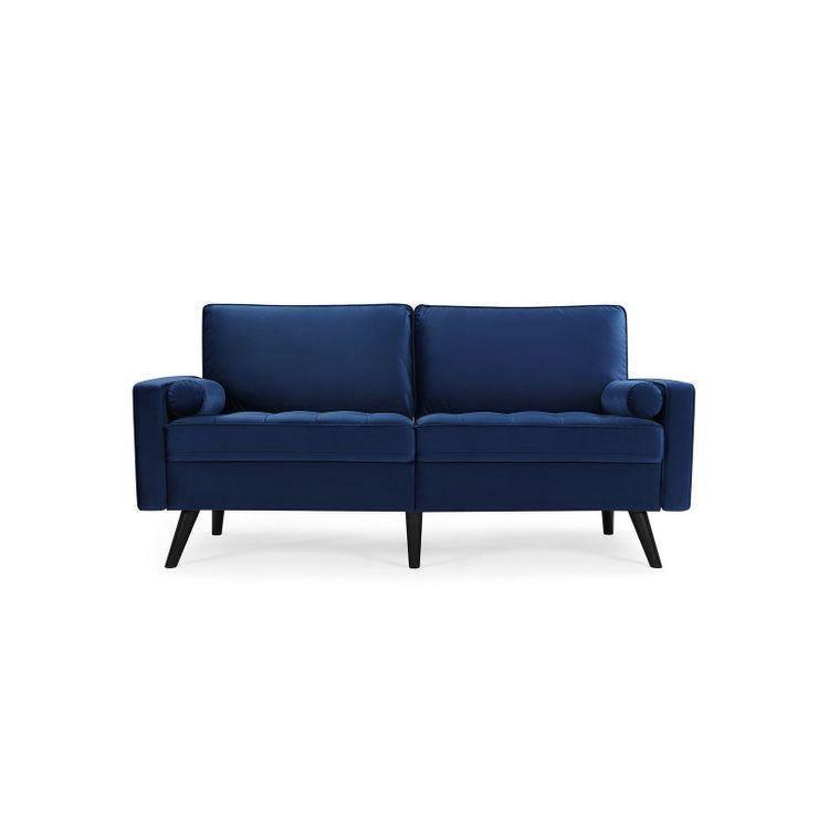 2-Seater Sofa with Velvet Fabric FredCo
