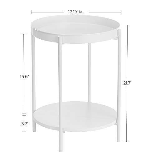 2-Tier Round Side Table FredCo