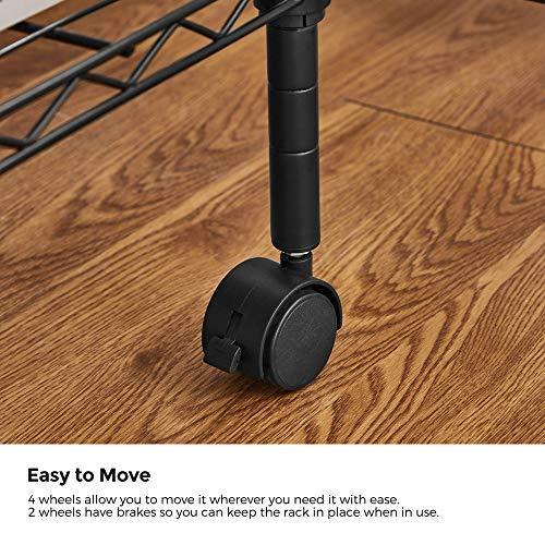2-Tier Under-Desk Printer Cart Black FredCo