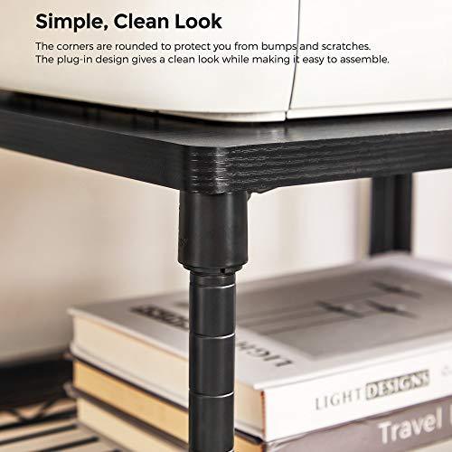 2-Tier Under-Desk Printer Cart Black FredCo
