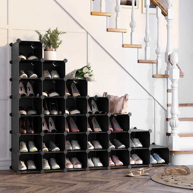 28-Pair Shoe Rack FredCo