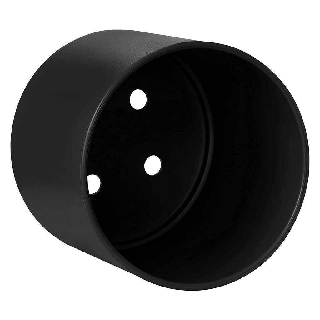 3 Plastic Planters Set Black FredCo