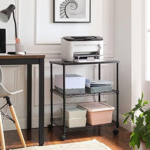 3-Tier Rolling Printer Cart FredCo