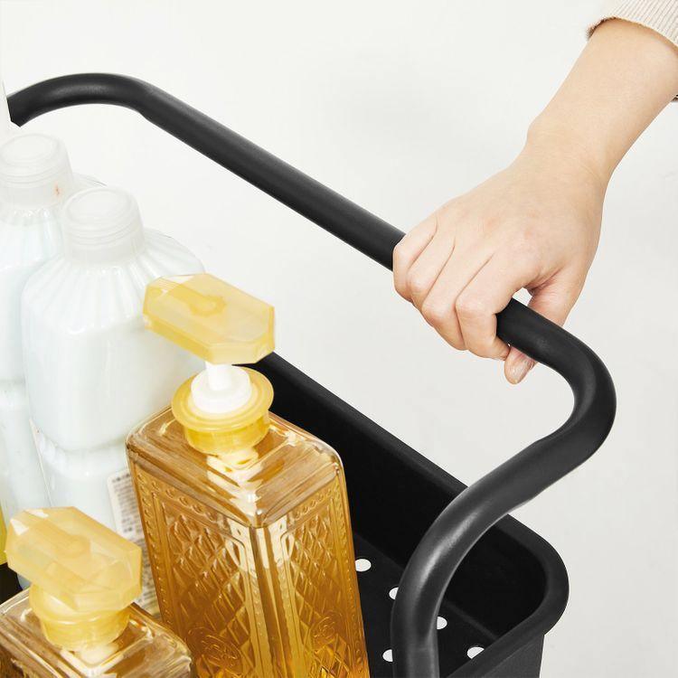 3-Tier Storage Cart Black FredCo