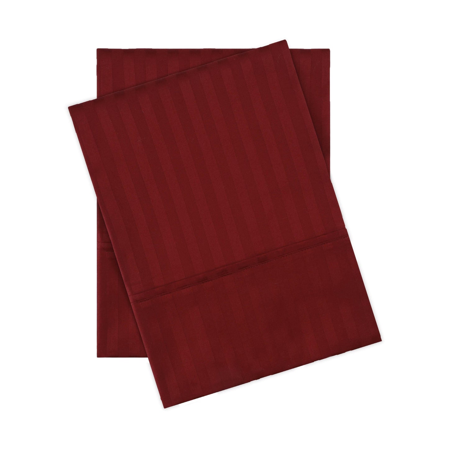 300-Thread Count 100% Egyptian Cotton Soft Striped Pillowcase Set FredCo