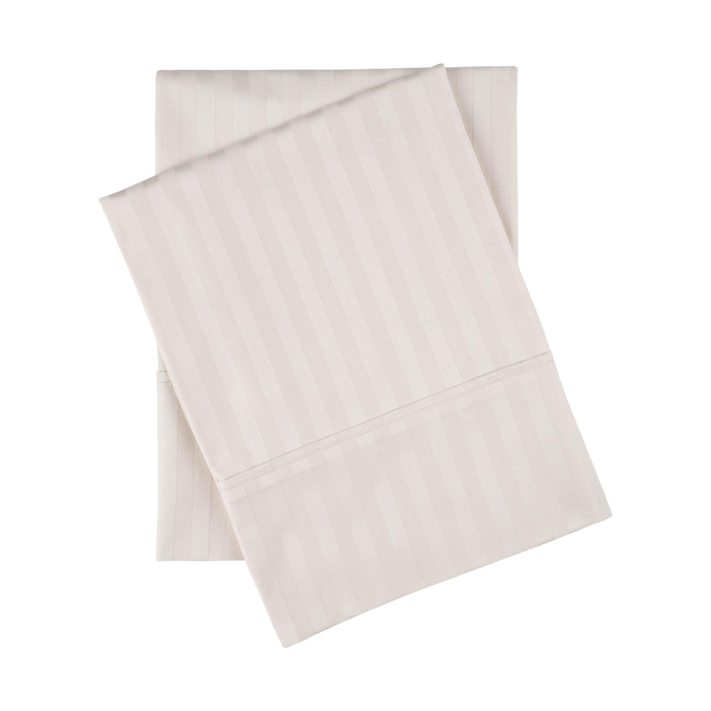 300-Thread Count 100% Egyptian Cotton Soft Striped Pillowcase Set FredCo
