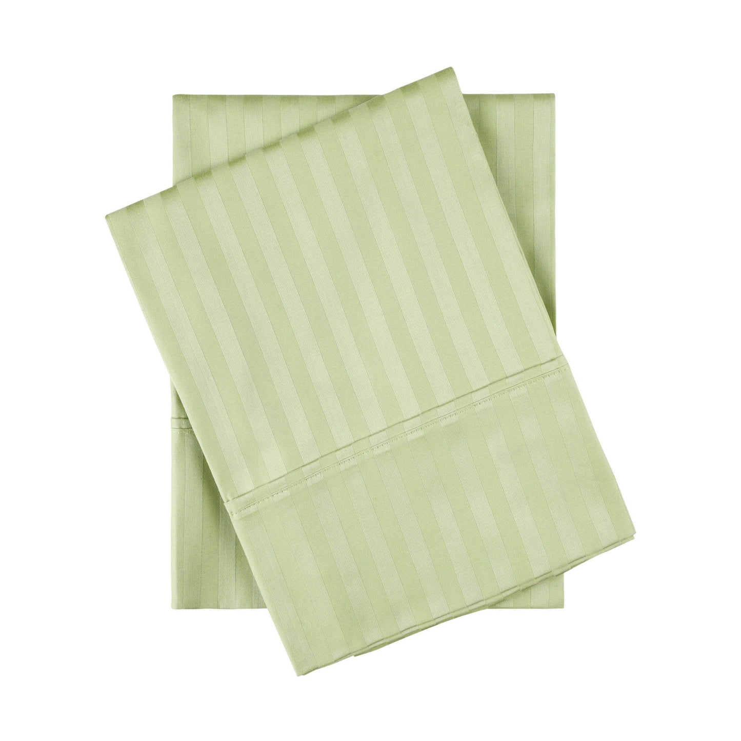 300-Thread Count 100% Egyptian Cotton Soft Striped Pillowcase Set FredCo