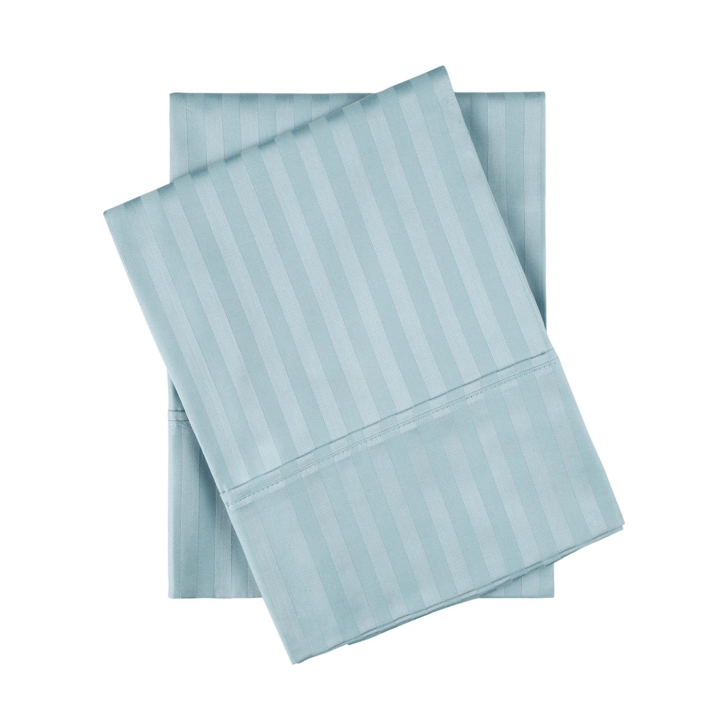 300-Thread Count 100% Egyptian Cotton Soft Striped Pillowcase Set FredCo