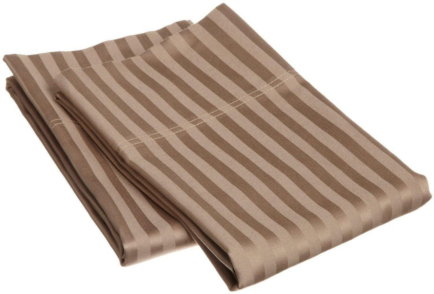 300-Thread Count 100% Egyptian Cotton Soft Striped Pillowcase Set FredCo