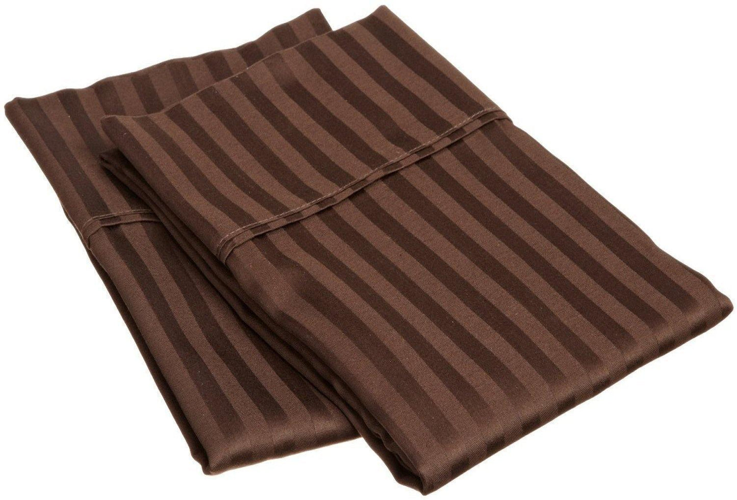 300-Thread Count 100% Egyptian Cotton Soft Striped Pillowcase Set FredCo
