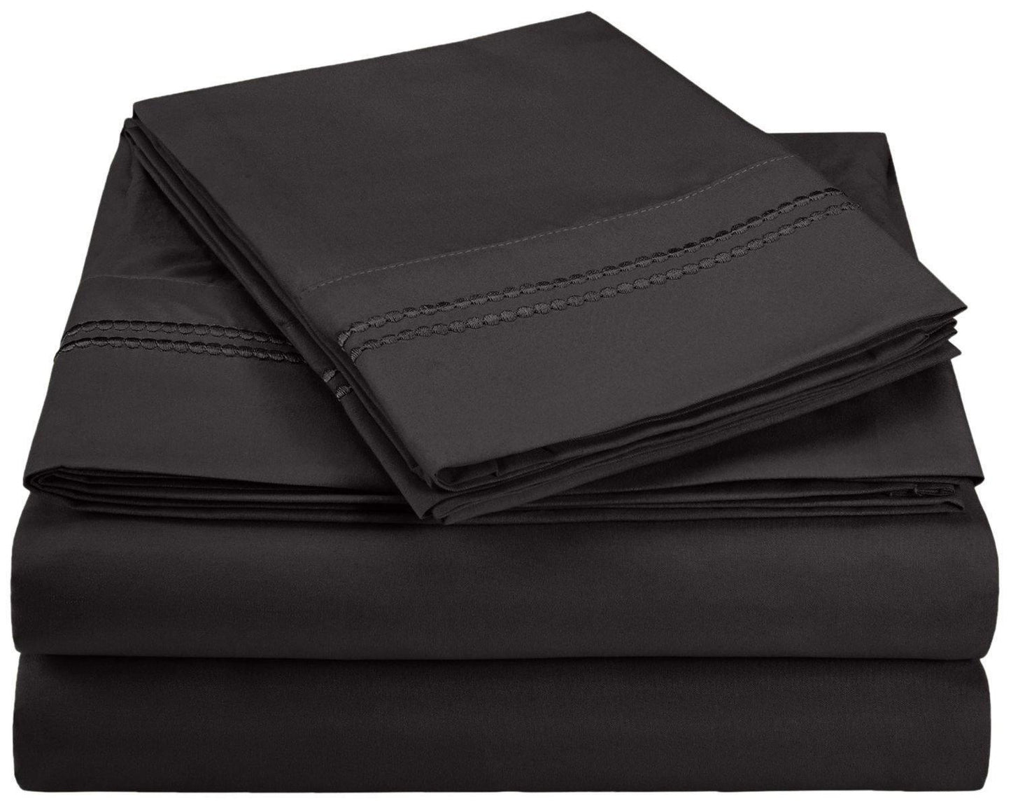 3000 Series Wrinkle Resistant 2 Line Embroidery Sheet Set FredCo