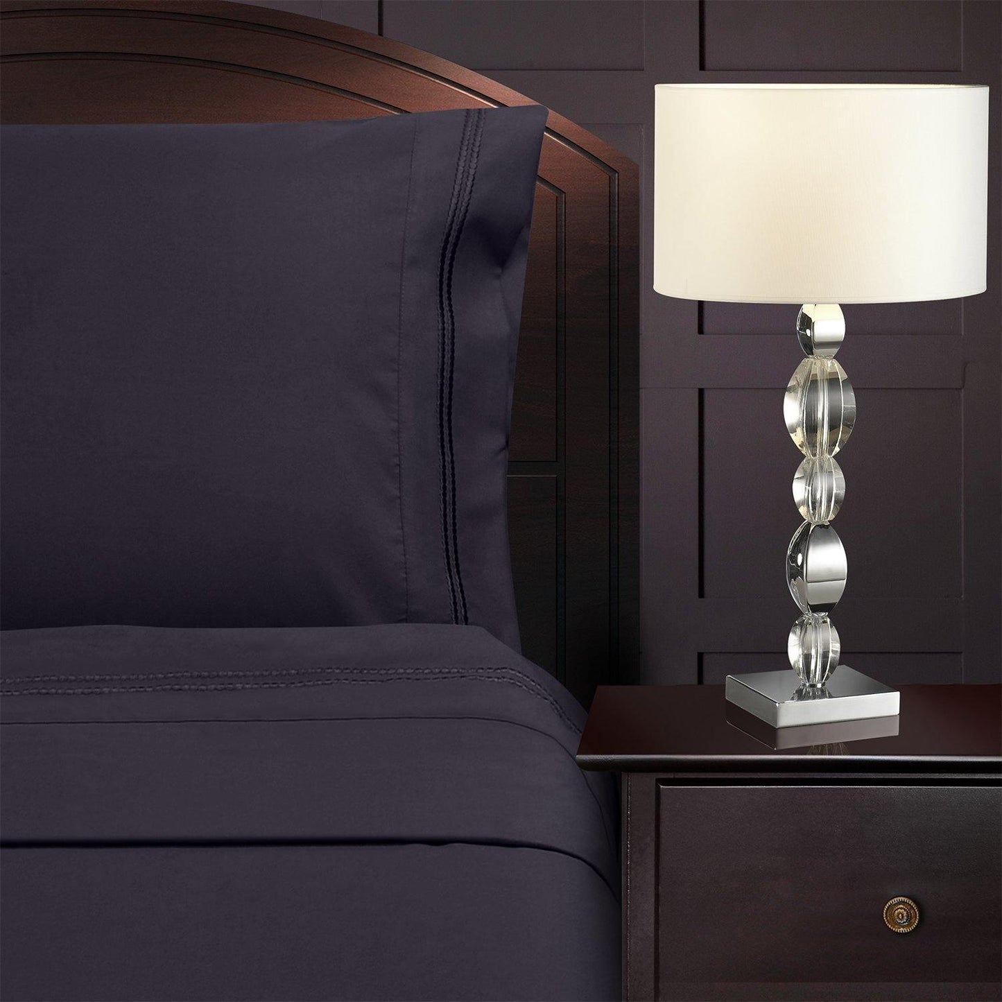 3000 Series Wrinkle Resistant 2 Line Embroidery Sheet Set FredCo