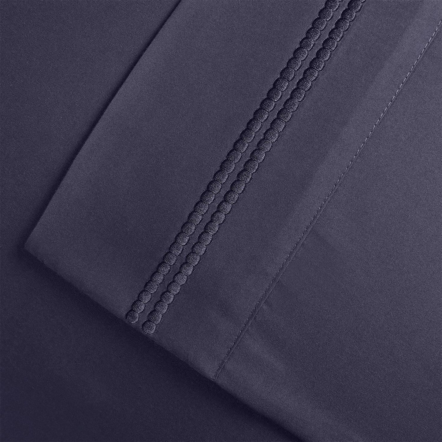 3000 Series Wrinkle Resistant 2 Line Embroidery Sheet Set FredCo